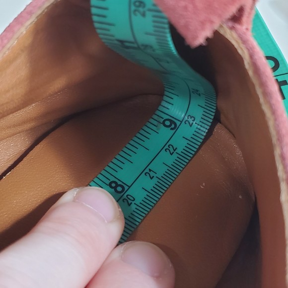 Free People 37 Llani Beaded Moccasins Pink Suede Leather Boho Flat Metallic - Picture 2 of 12